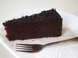 Zacher torta szelet